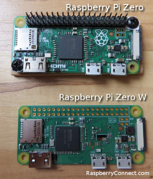 PiZeroW-PiZero